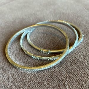 Manali, Delhi and Adair Cut Crystal Bangles